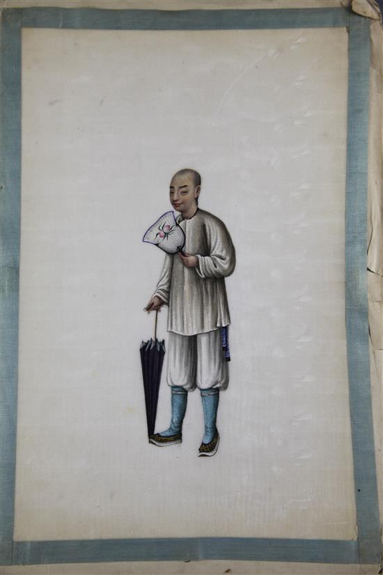 Chinese school (first half 19th century), 36cm x 25cm